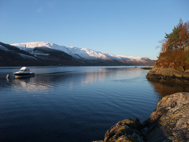 Loch Duich in winter