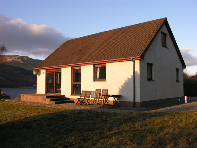 The front of Seaside Cottage