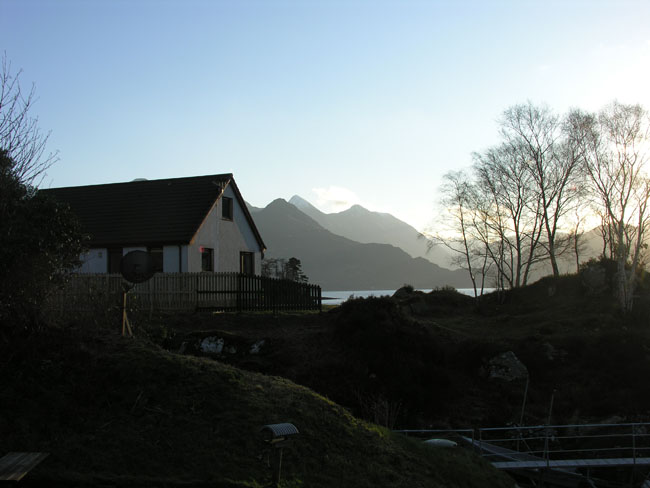 View towards the five sisters