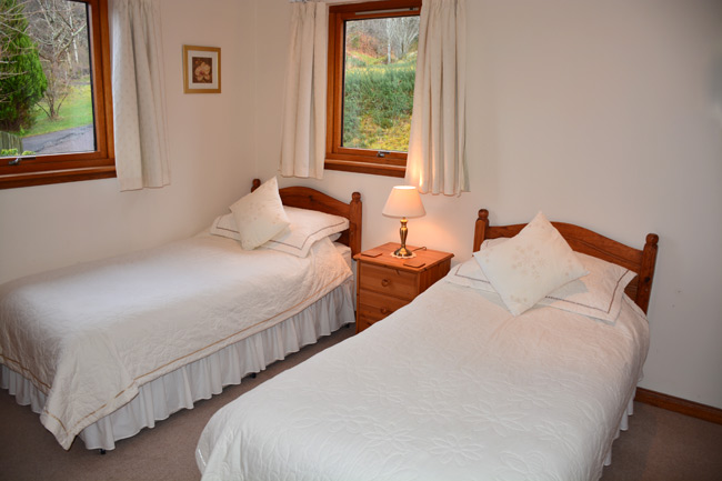A twin bedroom