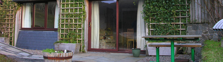 The front of Waterside cottage