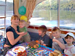 Daniel's 1st birthday on board the boat