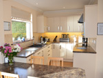 Open Plan kitchen and sitting room