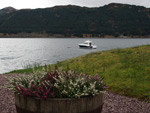 Our boat, the Monach Isles moored in Loch Duich