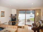 The sitting room in Waterside Cottage